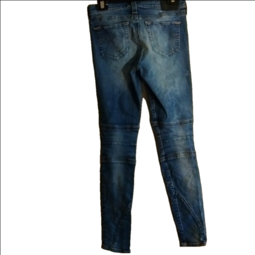 True Religion Halle mid rise super skinny Moto jeans. Size 27. - Picture 5 of 15